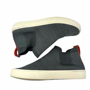 Rothys The Chelsea Ankle Boot‎ 7.5 Fog Melange Pull On Bootie Gray Shoes Womens